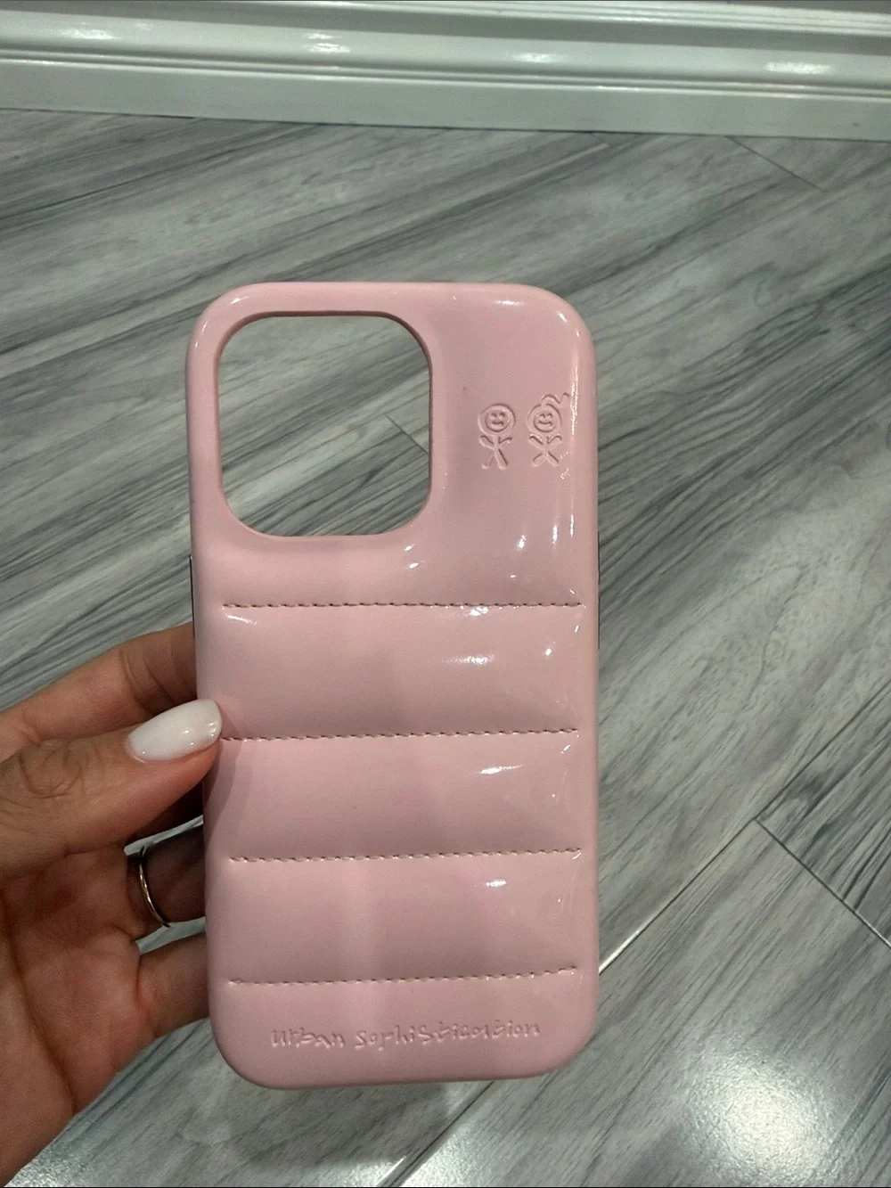 The Puffer Case® - Pink Gloss (Urban Sophistication) iPhone 16 Pro